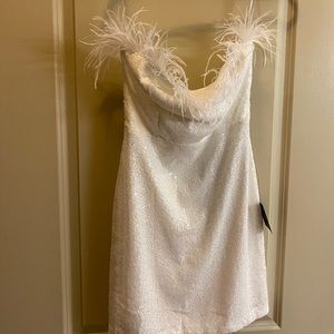 White mini Lulus dress